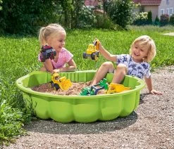 Sandgrube Muschel Watershell Green BIG Für Wasser Und Sand 100 Liter Grün 88*88*20 Cm Ab 12 Monaten -Garten Spielzeug Laden 800007723s g big pieskovisko zelene