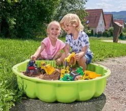 Sandgrube Muschel Watershell Green BIG Für Wasser Und Sand 100 Liter Grün 88*88*20 Cm Ab 12 Monaten -Garten Spielzeug Laden 800007723s h big pieskovisko zelene