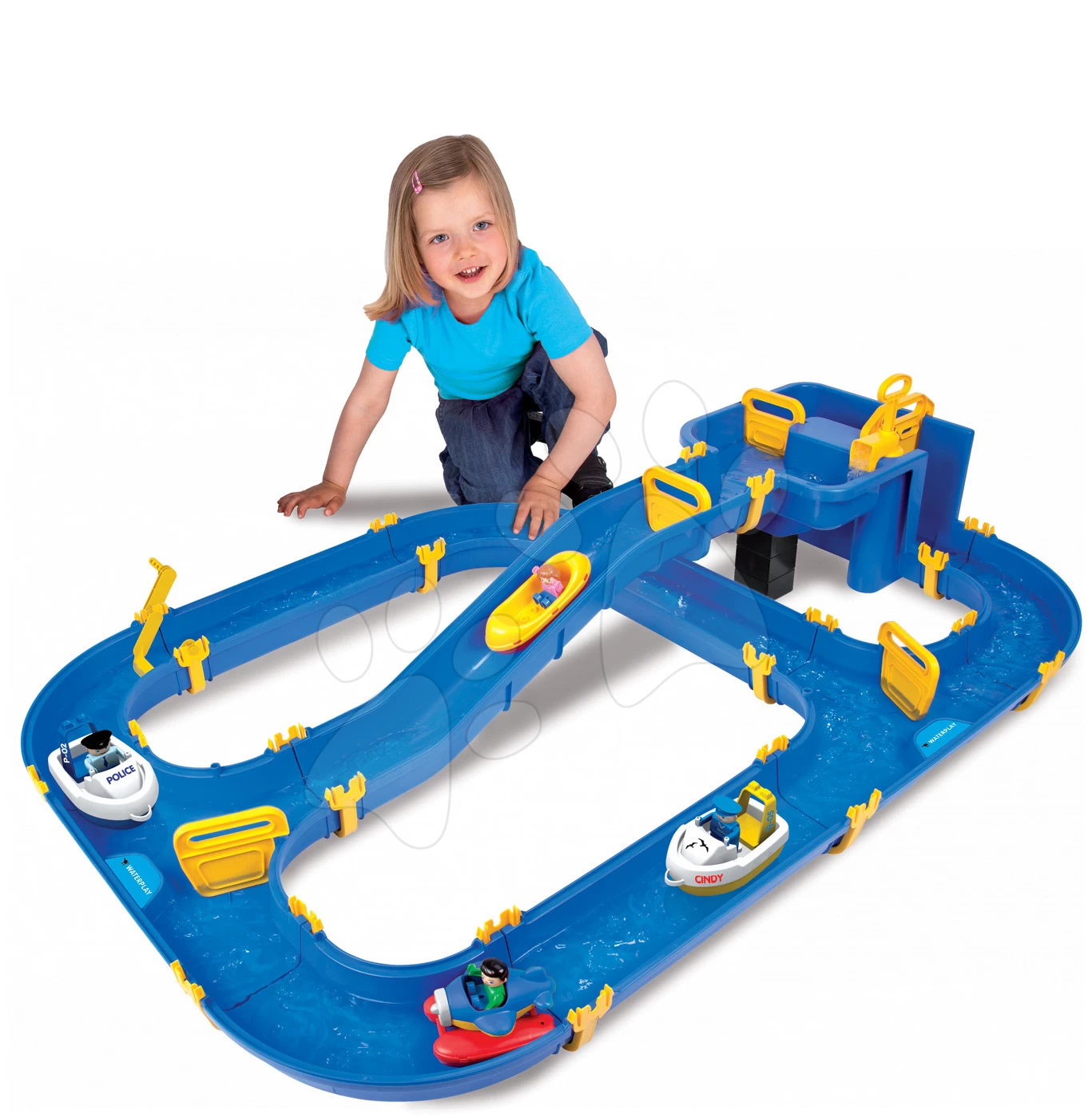 Set Schaukel Hund Smoby Doppelseitiges Wasserfaltspiel Waterplay Niagara Mit Booten 6 Set Schaukel Hund Smoby Doppelseitiges Wasserfaltspiel Waterplay Niagara Mit Booten – Bild 4