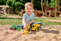 Set Aus 3 Arbeit-Autos Für Sand BIG LKW, Bagger Und Lader Ab 24 Monaten -Garten Spielzeug Laden 800055801 800055802 800055804 big lifestyle b