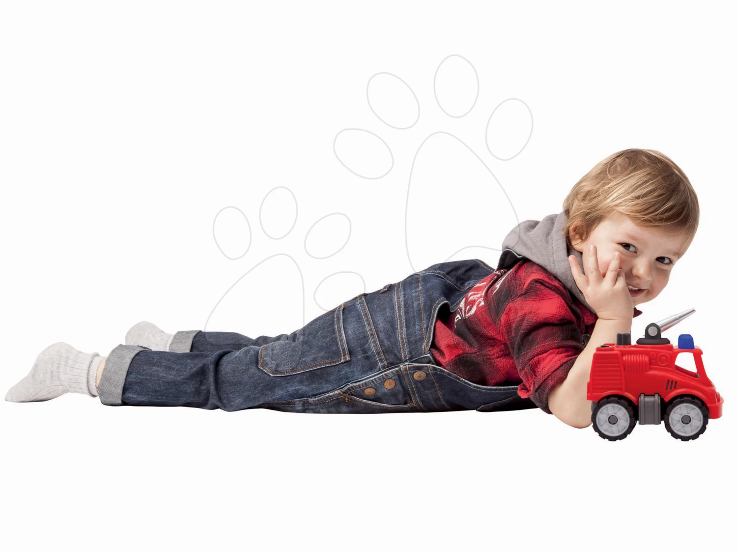 Power BIG Feuerwehrauto Mit Wasserkanone Rot Ab 24 Monaten 9 Power BIG Feuerwehrauto Mit Wasserkanone Rot Ab 24 Monaten – Bild 7