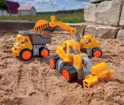 Bager Digger Power Worker BIG Arbeitsmaschine 67 Cm - Gummiräder Ab 2 Jahren -Garten Spielzeug Laden 800055830 800055831 800055833 a big lifestyle 1