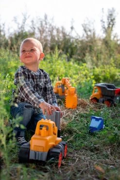 Bager Digger Power Worker BIG Arbeitsmaschine 67 Cm - Gummiräder Ab 2 Jahren -Garten Spielzeug Laden 800055831 800055833 800055834 a big lifestyle 1