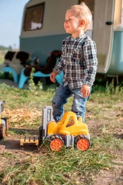 Lader Sansibar BIG Arbeitsmaschine Mit Funktionen 42 Cm - Gummiräder Ab 2 Jahren -Garten Spielzeug Laden 800055834 g big vozik