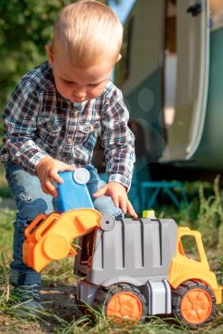 Müllwagen Power Worker BIG Mit Mülleimer Und Beweglichen Teilen - Gummiräder Ab 2 Jahren -Garten Spielzeug Laden 800055835 d big smetiarske auto
