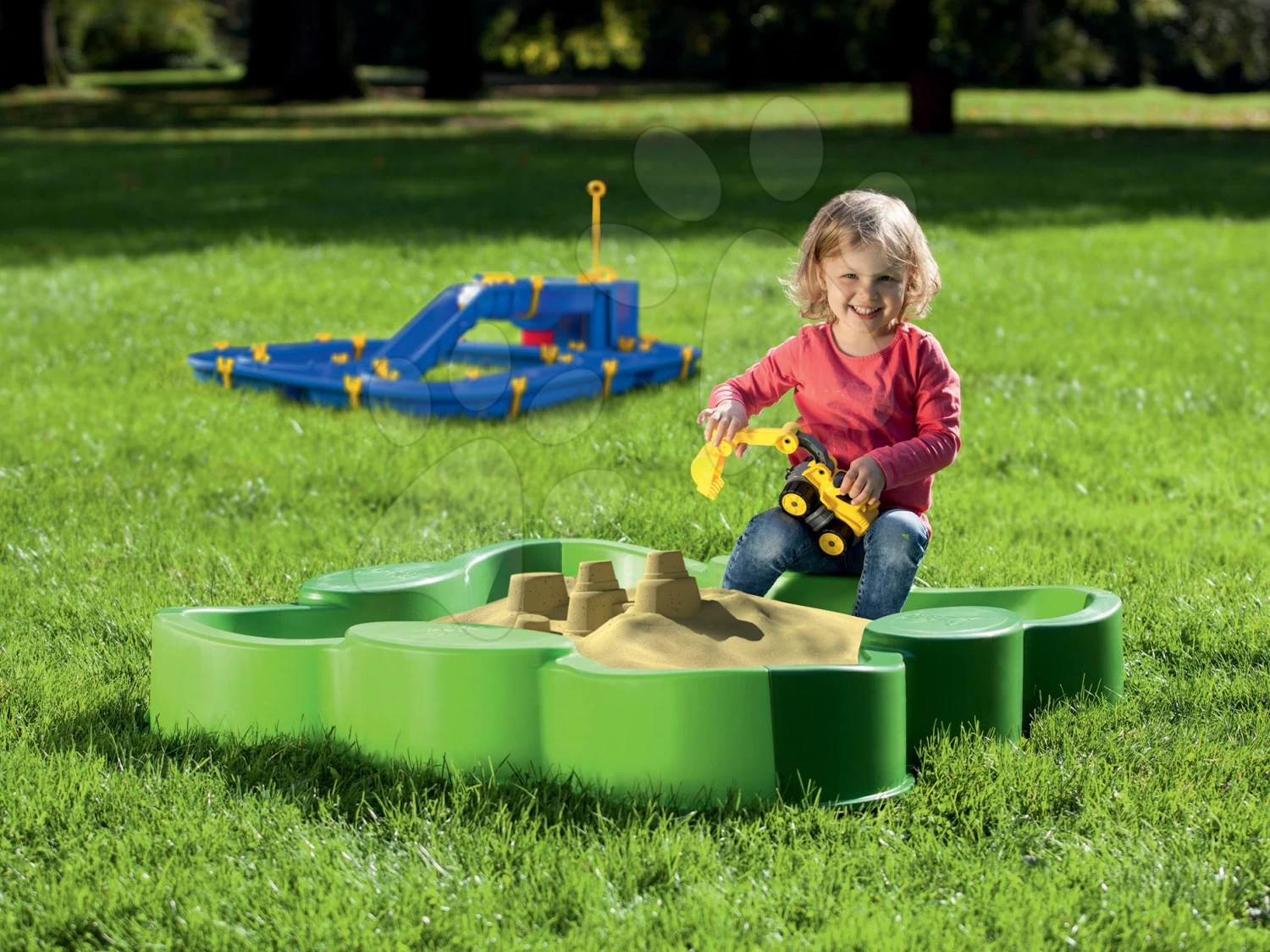 Sandgrube Vierkleeblatt Vario BIG Grün 112*112 Cm Ab 12 Monaten 7 Sandgrube Vierkleeblatt Vario BIG Grün 112*112 Cm Ab 12 Monaten – Bild 5