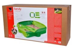 Sandgrube Mit Wasserbahn Sandy BIG Mit Deckel Volumen 239 Liter 138 * 138 Cm Grün Ab 12 Monaten -Garten Spielzeug Laden 800056733 n big pieskovisko