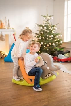 Set Sandkasten Sandy BIG Mit Festdeckel Und Schaukel-Elefant Mit Beweglichen Ohren Ab 12 Monaten -Garten Spielzeug Laden 800056788 i big hojdacka slon