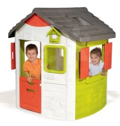 Spielcenter-Set Fun Center Smoby Mit 150 Cm Langer Rutsche Und Jura Lodge Ab 24 Monaten -Garten Spielzeug Laden 810500 a smoby domcek 1