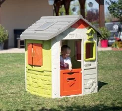 Spielcenter-Set Fun Center Smoby Mit 150 Cm Langer Rutsche Und Jura Lodge Ab 24 Monaten -Garten Spielzeug Laden 810500 l smoby domcek 1