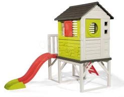 Spielcenter-Set Fun Center Smoby Mit Rutsche 150 Cm Und Ein Haus Auf Pfeilern Mit Sandkasten Ab 24 Monaten -Garten Spielzeug Laden 810800 c smoby domcek