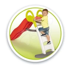 Set Doppelseitige Schaukel Hund Smoby Und Rutsche Funny Toboggan 2 Meter -Garten Spielzeug Laden 820402 d smoby smyklavka