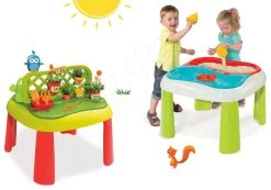 Tischset Gärtner De Jardinage 2in1 Smoby Zweiteilig Mit Garten Und Haus Lovely Und Trolley Mit Werkzeug -Garten Spielzeug Laden 840100set 3 smoby set