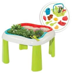 Tischset Gärtner De Jardinage 2in1 Smoby Zweiteilig Mit Garten Und Wasserspiel Waterplay Niagara -Garten Spielzeug Laden 840101 b smoby stolik zahradnik 6