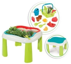 Tischset Gärtner De Jardinage 2in1 Smoby Zweiteilig Mit Garten Und Haus Lovely Und Trolley Mit Werkzeug -Garten Spielzeug Laden 840101 c smoby stolik zahradnik 11