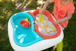 Tisch Wasser&Sand Smoby Mit Doppelter Abdeckung Und Boot Mit Formen Ab 18 Monaten -Garten Spielzeug Laden 840107 h smoby stolik