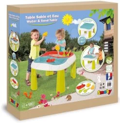 Gartentisch Sandkasten Mit Wasserspiel Water&Sand Smoby Mit Deckel Und Boot Mit Sandförmchen Ab 18 Monaten SM840110 15 Gartentisch Sandkasten Mit Wasserspiel Water&Sand Smoby Mit Deckel Und Boot Mit Sandförmchen Ab 18 Monaten SM840110 -Garten Spielzeug Laden 840110 g smoby stolik