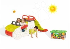 Kletterset Adventure Car Smoby Mit Rutsche 150 Cm Lang Und Abrick-Bausatz 275-tlg. Ab 18 Monaten -Garten Spielzeug Laden 840200 10 a smoby set