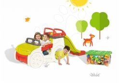 Kletterset Adventure Car Smoby Mit Rutsche 150 Cm Lang Und Abrick-Bausatz 275-tlg. Ab 18 Monaten -Garten Spielzeug Laden 840200 10 b smoby set