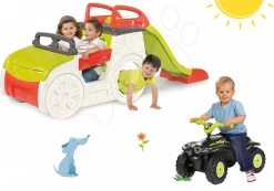 Kletterset Adventure Car Smoby Mit Sandkasten Und Rutscher Quad Ab 24 Monaten -Garten Spielzeug Laden 840200 25 smoby set
