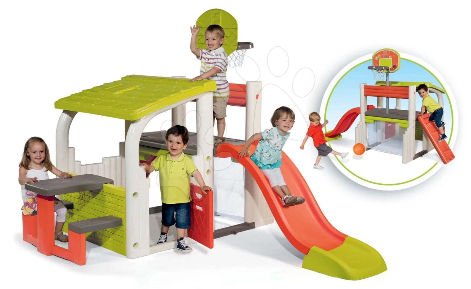 Spielcenter-Set Fun Center Smoby Mit Einer Rutsche 150 Cm Lang Und Einem Eimerset Ab 24 Monaten 12 Spielcenter-Set Fun Center Smoby Mit Einer Rutsche 150 Cm Lang Und Einem Eimerset Ab 24 Monaten – Bild 10