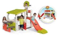 Spielcenter-Set Fun Center Smoby Mit Einer 150 Cm Langen Rutsche Und Einem Balance-Rutscher Ab 24 Monaten -Garten Spielzeug Laden 840203 a smoby hracie centrum 31