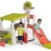 Spielcenter-Set Fun Center Smoby Mit Rutsche 150 Cm Und Schaukel Elefant Mit Beweglichen Ohren Ab 24 Monaten