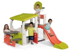 Spielcenter-Set Fun Center Smoby Mit Rutsche Und Rutscher Quad Mit Hupe Ab 24 Monaten