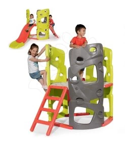 Set Klettergerüst Multiactivity Climbing Tower Zum Klettern Mit Rutsche Smoby Und Häuschen Neo Jura Lodge In Baukastenweise 30 Set Klettergerüst Multiactivity Climbing Tower Zum Klettern Mit Rutsche Smoby Und Häuschen Neo Jura Lodge In Baukastenweise -Garten Spielzeug Laden 840204 a smoby preliezacka 15