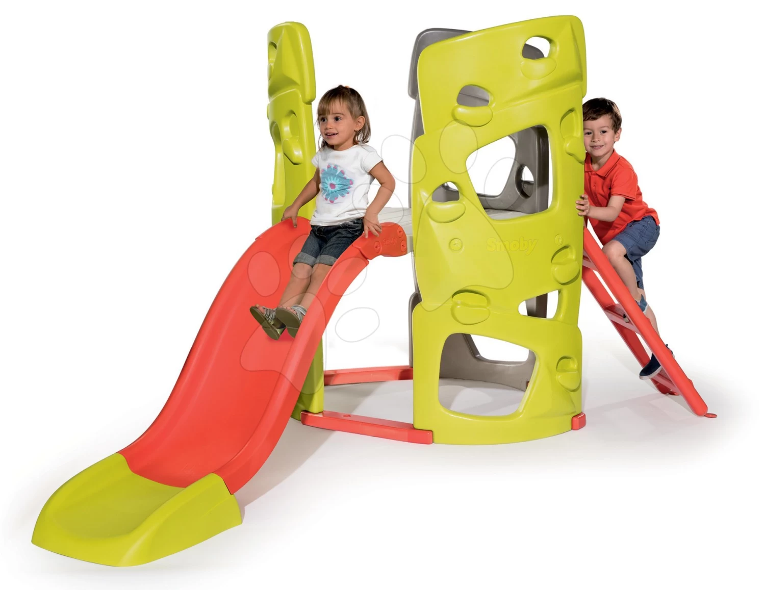 Kletterset Multiactivity Climbing Tower Smoby Zum Klettern Mit Rutsche Und 3 Stühlen Mit Tisch Und Grill Ab 24 Monaten