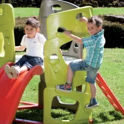 Kletterset Multiactivity Climbing Tower Smoby Mit 3 Kletterwänden Mit Rutsche Und Rutscher Mit Gummirädern Und Eiswagen Ab 24 Monaten