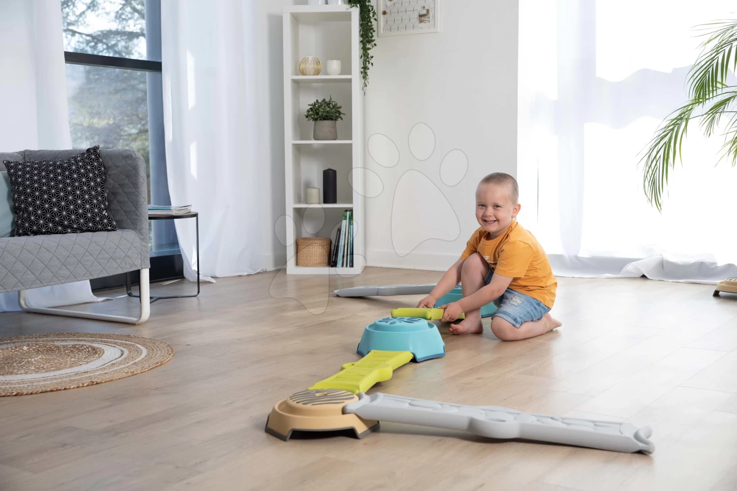 Abenteuerstrecke Adventure Course Smoby 4 Gehwege Und 4 Stützpunkte Für Die Entwicklung Der Motorischen Sinne Der Kinder Ab 24 Monaten SM840400 18 Abenteuerstrecke Adventure Course Smoby 4 Gehwege Und 4 Stützpunkte Für Die Entwicklung Der Motorischen Sinne Der Kinder Ab 24 Monaten SM840400 – Bild 16