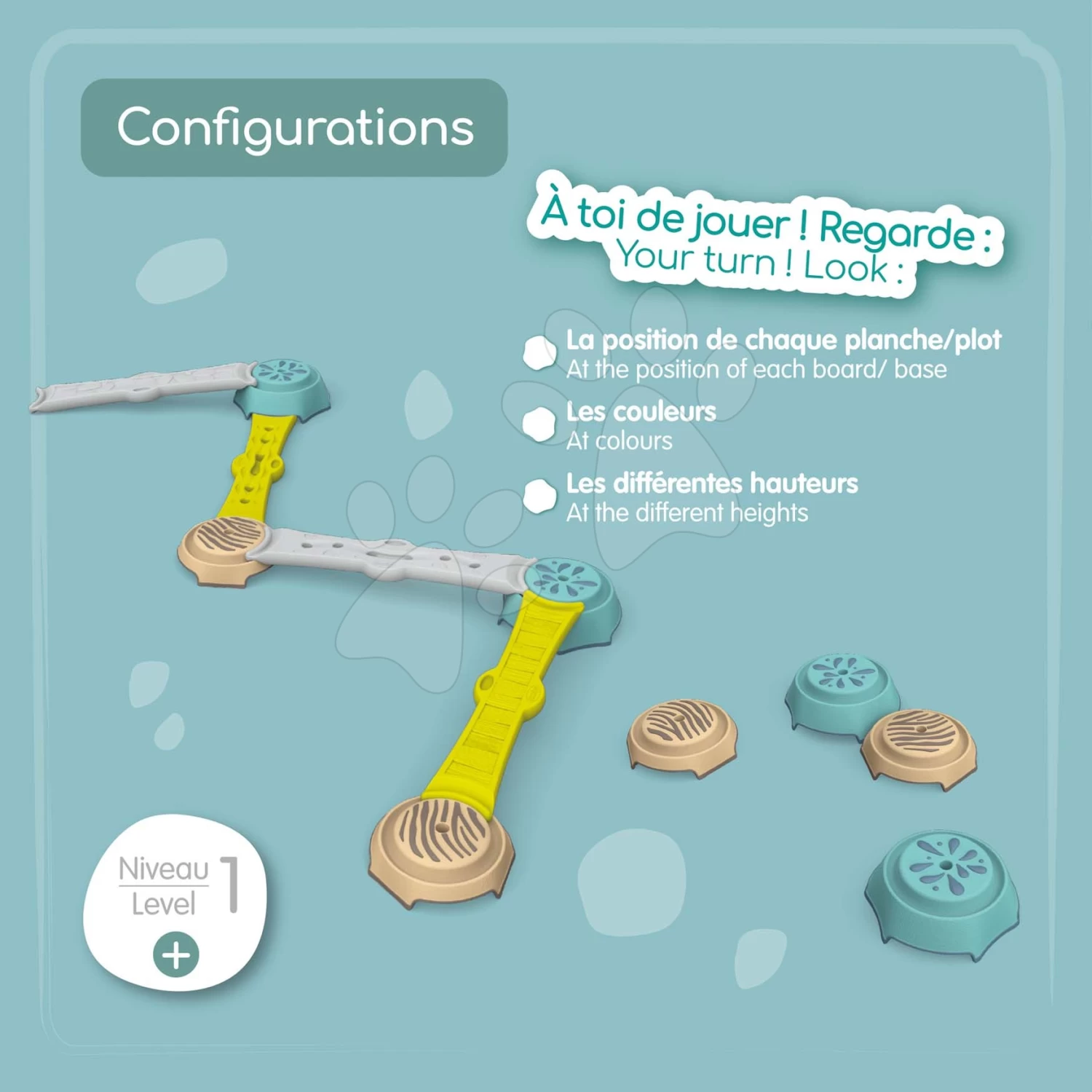 Abenteuerstrecke Adventure Course Smoby 4 Gehwege Und 4 Stützpunkte Für Die Entwicklung Der Motorischen Sinne Der Kinder Ab 24 Monaten SM840400 19 Abenteuerstrecke Adventure Course Smoby 4 Gehwege Und 4 Stützpunkte Für Die Entwicklung Der Motorischen Sinne Der Kinder Ab 24 Monaten SM840400 – Bild 17