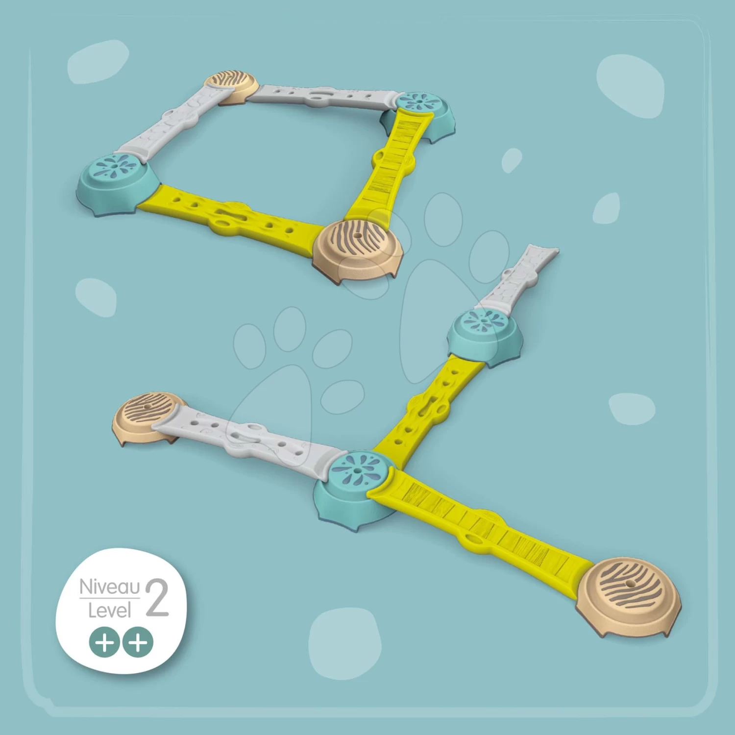 Abenteuerstrecke Adventure Course Smoby 4 Gehwege Und 4 Stützpunkte Für Die Entwicklung Der Motorischen Sinne Der Kinder Ab 24 Monaten SM840400 20 Abenteuerstrecke Adventure Course Smoby 4 Gehwege Und 4 Stützpunkte Für Die Entwicklung Der Motorischen Sinne Der Kinder Ab 24 Monaten SM840400 – Bild 18