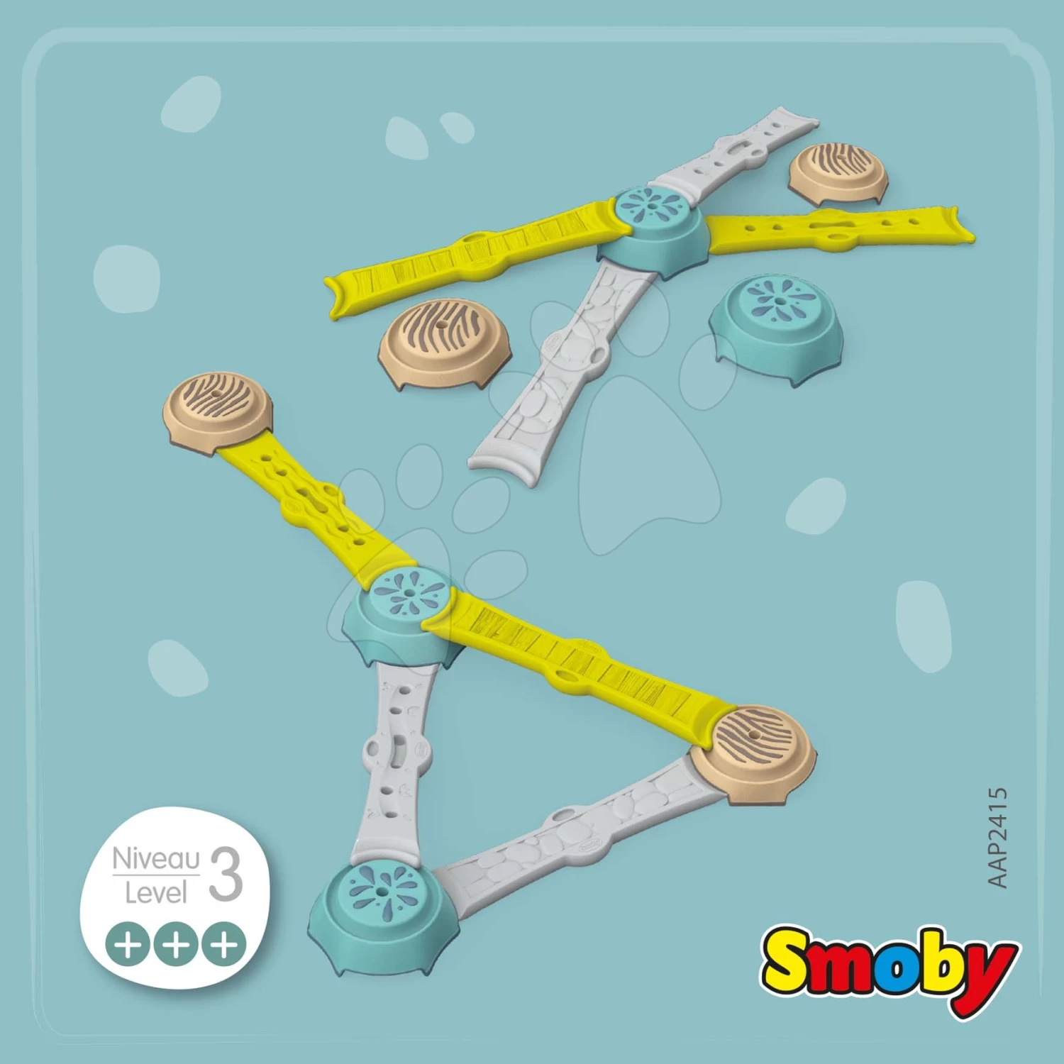 Abenteuerstrecke Adventure Course Smoby 4 Gehwege Und 4 Stützpunkte Für Die Entwicklung Der Motorischen Sinne Der Kinder Ab 24 Monaten SM840400 21 Abenteuerstrecke Adventure Course Smoby 4 Gehwege Und 4 Stützpunkte Für Die Entwicklung Der Motorischen Sinne Der Kinder Ab 24 Monaten SM840400 – Bild 19