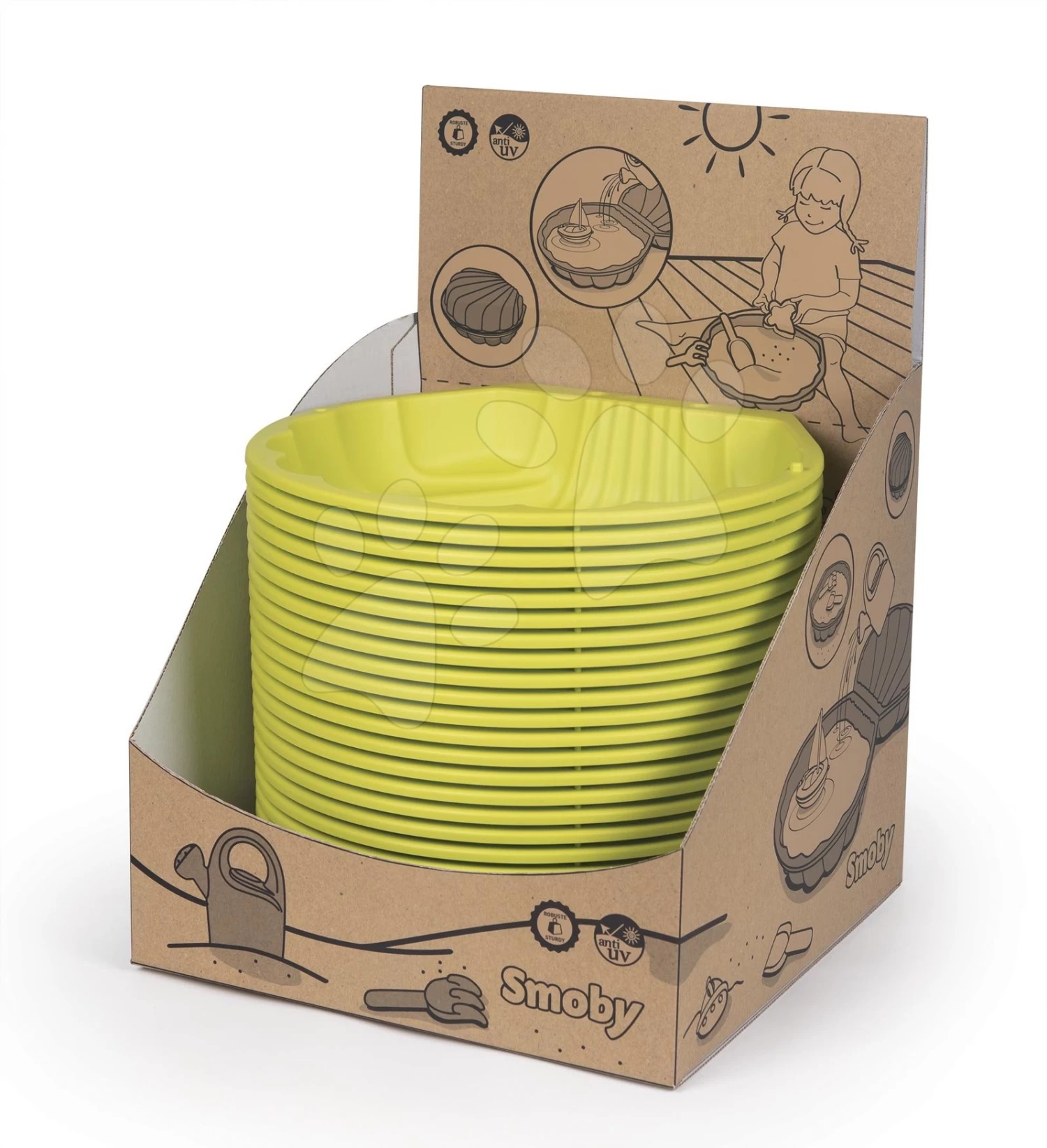 Sandgrube Muschel Mini Sand Pit Smoby Grün 35 Cm Für Kleine Bereiche Ab 18 Monate 7 Sandgrube Muschel Mini Sand Pit Smoby Grün 35 Cm Für Kleine Bereiche Ab 18 Monate – Bild 5