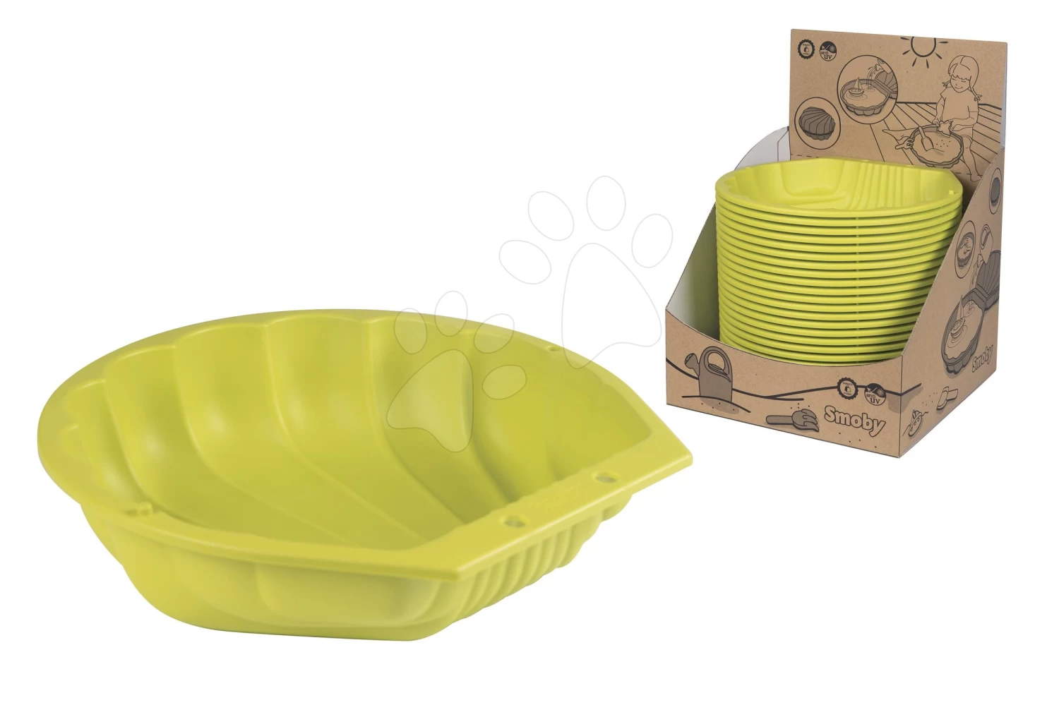 Sandgrube Muschel Mini Sand Pit Smoby Grün 35 Cm Für Kleine Bereiche Ab 18 Monate 5 Sandgrube Muschel Mini Sand Pit Smoby Grün 35 Cm Für Kleine Bereiche Ab 18 Monate – Bild 3