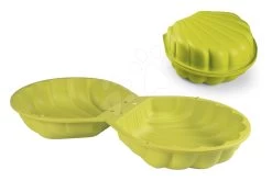 Sandgrube Muschel Set 2 Stück Mini Sand Pit Smoby Grün 35 Cm Für Kleine Bereiche Ab 18 Monate -Garten Spielzeug Laden 850203 e smoby pieskovisko