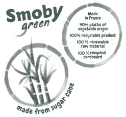 Eimerset Vom Zuckerrohr BIO Green Smoby Pflanzlichen Ursprungs 100 % Recycelbar -Garten Spielzeug Laden 862116 d smoby vedro set 3