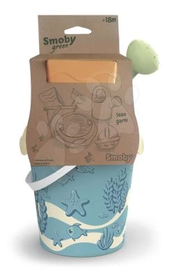 Eimerset Aus Zuckerrohrpflanze Bio Sugar Cane Bucket Smoby 6 Teile - Aus Der Smoby Green Kollektion 100% Recycelbar Ab 18 Monaten -Garten Spielzeug Laden 862122 g smoby vedierko