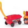Wagen Zum Ziehen Cars Smoby Mit Dem Eimerset Für Sand (Eimerhöhe 18 Cm) Rot Ab 18 Monaten