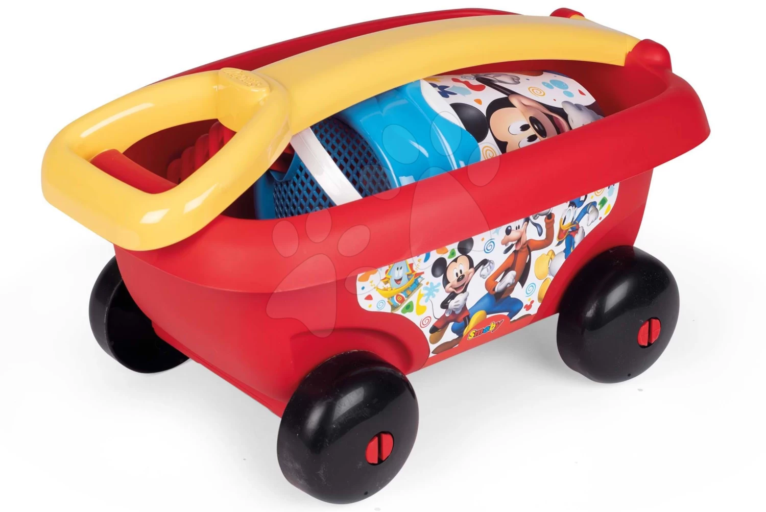Schubkarren Mickey Garnished Beach Cart Smoby Mit Eimer Set Ab 18 Monaten SM867015 4 Schubkarren Mickey Garnished Beach Cart Smoby Mit Eimer Set Ab 18 Monaten SM867015 – Bild 2