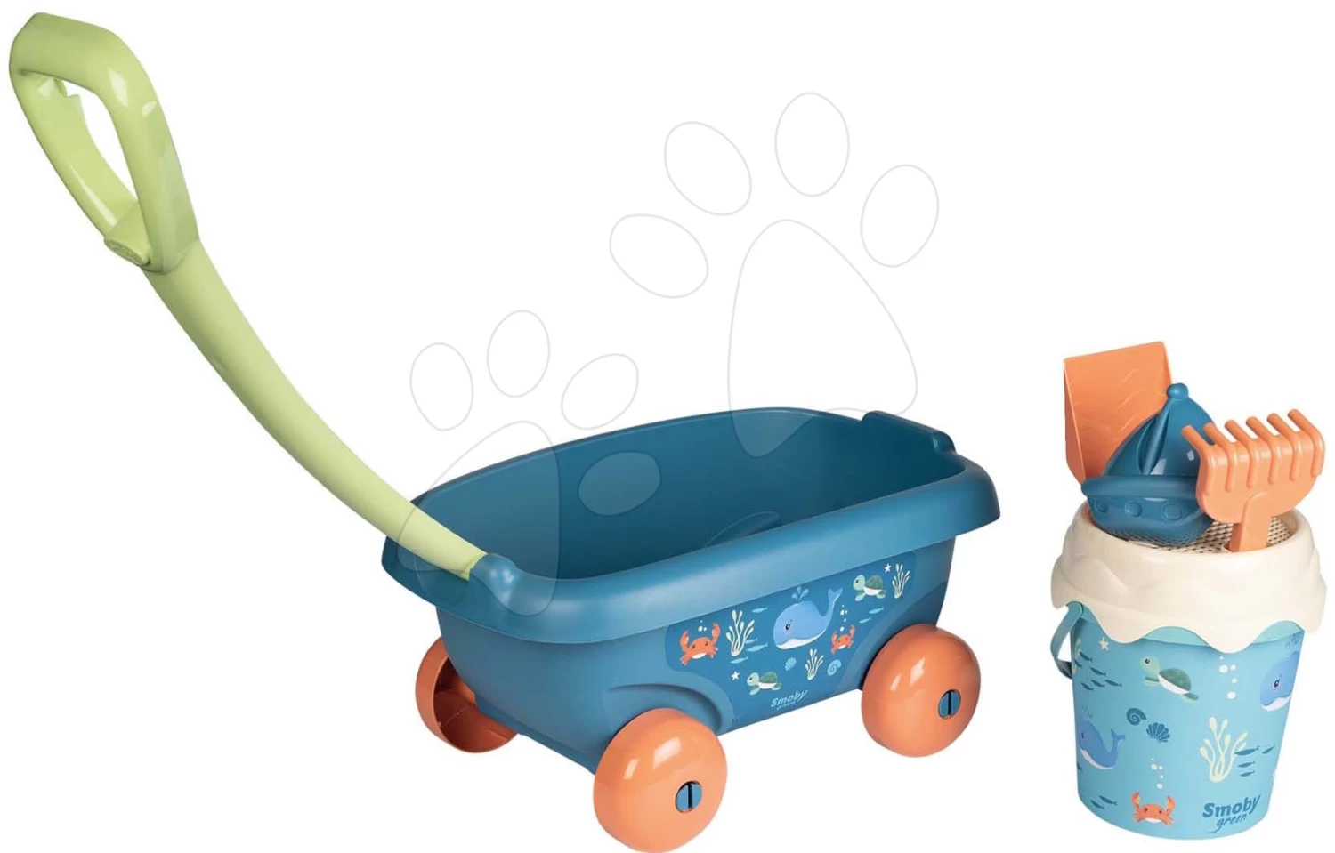 Zuckerrohr- Schubkarren Ocean Bio Sugar Cane Beach Cart Smoby Mit Eimer-aus Der Kollektion Smoby Green 100% Ab 18 Monaten Recycelbar SM867018 6 Zuckerrohr- Schubkarren Ocean Bio Sugar Cane Beach Cart Smoby Mit Eimer-aus Der Kollektion Smoby Green 100% Ab 18 Monaten Recycelbar SM867018 – Bild 4
