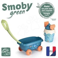 Adventure Car Kletterset Mit Smoby Rutsche Und Ein Peppy Handwagen Abschleppwagen Mit Schwenkrädern -Garten Spielzeug Laden 867018 b smoby vozik