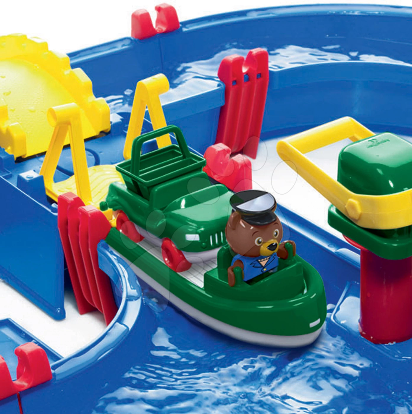 Set Zweiteiliger Sandkasten - Muschel BIG Blau Und Wasserstraße Aquaplay Megabridge Mit Booten Ab 18 Monaten 19 Set Zweiteiliger Sandkasten - Muschel BIG Blau Und Wasserstraße Aquaplay Megabridge Mit Booten Ab 18 Monaten – Bild 17