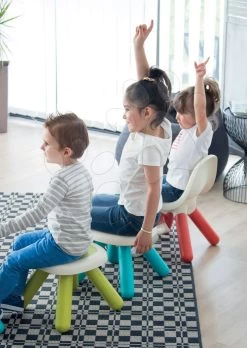 3-teiliges Set - Hocker KidStool Smoby 2v1 Grün Blau Und Rot Mit UV Filter Ab 18 Monaten -Garten Spielzeug Laden 880100 880200 l smoby stolicky 5