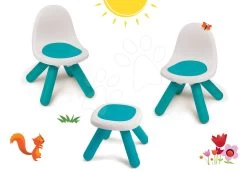Stuhlset KidChair Smoby Mit Tisch (UV-Filter) Blau Ab 18 Monaten -Garten Spielzeug Laden 880100set 3 smoby set