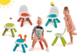 Set Mit 3 KidChair Smoby-Stühlen Und 3 Tafeln (UV-Filter) Blau Rot Grün Ab 18 Monaten -Garten Spielzeug Laden 880100set 8 smoby set