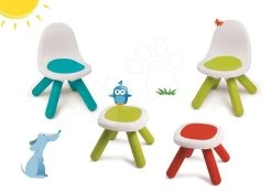 Set Mit 2 KidChair Smoby-Stühlen Und 2 Tafeln (UV-Filter) Blau Rot Grün Ab 18 Monaten -Garten Spielzeug Laden 880100set 9 smoby set
