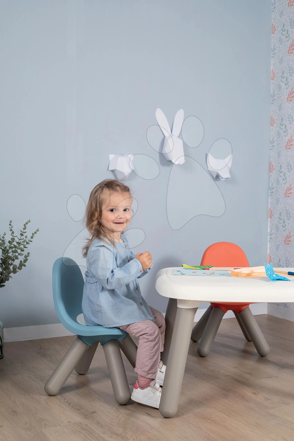 Kindertischset KidTable White Smoby Graucreme Höhe 45 Cm Mit Stuhl Mit Anti-UV-Filter 10 Kindertischset KidTable White Smoby Graucreme Höhe 45 Cm Mit Stuhl Mit Anti-UV-Filter – Bild 8